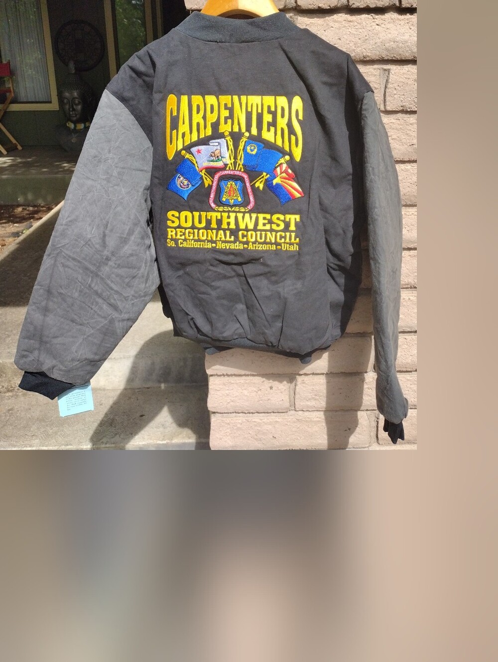 CARPENTERS Southwest Regional Council (SoCal NV AZ UT) Jacket XL 100% Cotton